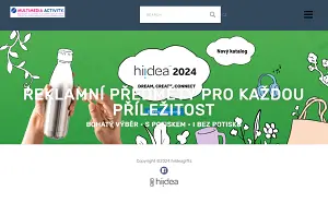 Online katalog reklamních předmětů pro každou příležitost HIDEA